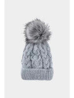 Dívčí zimní čepice 4F Modrá 4FJWAW24ACAPF421-34S Dívčí zimní čepice 4F Modrá 4FJWAW24ACAPF421-34S