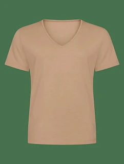 SLG Base V Neck Shirt - Smoked Sand - SLOGGI Smoked Sand - SLOGGI