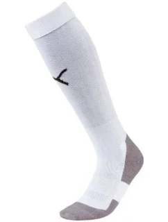 Unisex fotbalové štulpny League Core 703441 04 White - Puma