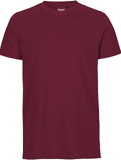 Neutral O 61001 Pánské tričko z bio bavlny 77.6101 bordeaux