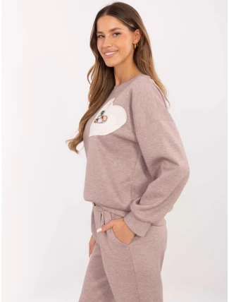 Mikina DHJ BL 20322.72 dark lilac