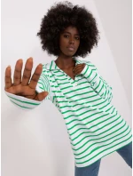 Halenka LK BZ 509314.83 bílá a zelená Halenka LK BZ 509314.83 bílá a zelená