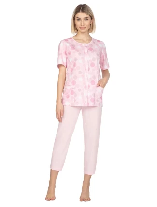 Dámské pyžamo 657 pink plus - REGINA Dámské pyžamo 657 pink plus - REGINA