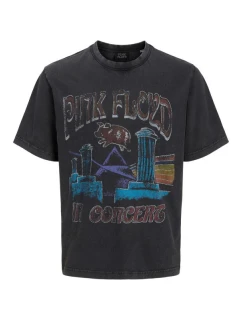 Jack&Jones tričko Pink Floyd TEE SS C.N. STYD 12290792 BLACK