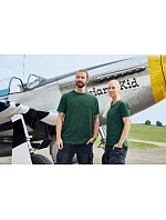 Daiber JN 1802 Pánské pracovní tričko z bio bavlny - Solid 02.1802 dark green Daiber JN 1802 Pánské pracovní tričko z bio bavlny - Solid 02.1802 dark green