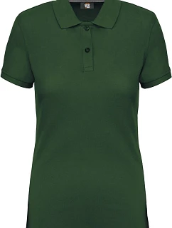 WK WK 275 Dámské pracovní piqué polo z těžké bavlny 20.W275 forest green
