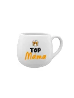 TOP MÁMA - bílý keramický hrníček 300 ml TOP MÁMA - bílý keramický hrníček 300 ml