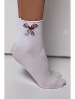 Dívčí ponožky s přiloženou mašlí Avai DR2612