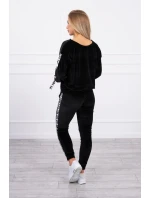 Láska velurová sada černá