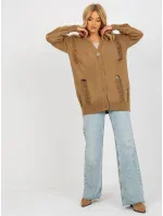 Dámský kardigan LC SW 8042.60 velbloudí - FPrice
