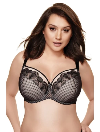 Dámska podprsenka Dolce/B3 černo-béžová - Gorteks Dámska podprsenka Dolce/B3 černo-béžová - Gorteks