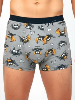 Pánské boxerky Tattoo BAT 280/252 Šedá vzor - Cornette