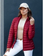 Dámská prošívaná bunda CRIMSON maroon FashionStreet TY4352 Dámská prošívaná bunda CRIMSON maroon FashionStreet TY4352