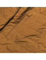 Černo-karamelová oboustranná dámská bunda (W502-1) Černo-karamelová oboustranná dámská bunda (W502-1)