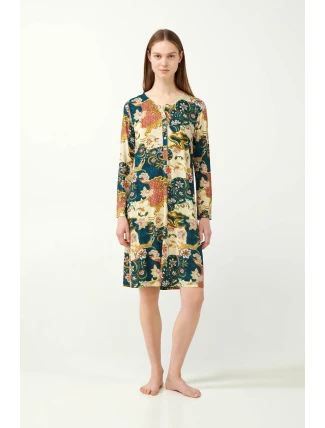 Vamp - Květinová noční košile 21075 - Vamp Vamp - Květinová noční košile 21075 - Vamp