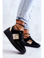 Dámské Semisove sportovní boty na klínu Černá Larson