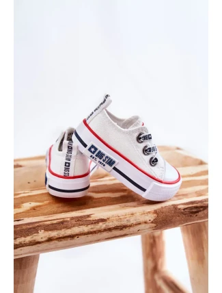 Dětské látkové tenisky BIG STAR KK374048 Bílá