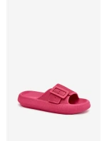 Dámské pantofle na platformě Big Star – fuchsie