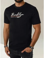 Pánské tričko s potiskem černé FashionStreet RX5403