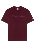 Pánské tričko Champion SS Tee maroon 220273 RS522 pánské Pánské tričko Champion SS Tee maroon 220273 RS522 pánské
