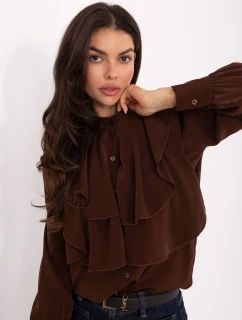 MI košile KS 3282.53 hnědá