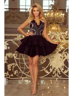 Dámské šaty krajkové 200-3-XL - Černé Dámské šaty krajkové 200-3-XL - Černé