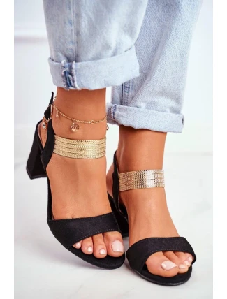 Sandály na podpatku model 196325 Step in style Sandály na podpatku model 196325 Step in style