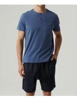 Pyžamo Atlantic NMP-386 kr/r S-2XL Pyžamo Atlantic NMP-386 kr/r S-2XL