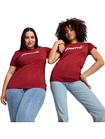 Puma ESS+Script dámské tričko červená 679315 13 Puma ESS+Script dámské tričko červená 679315 13