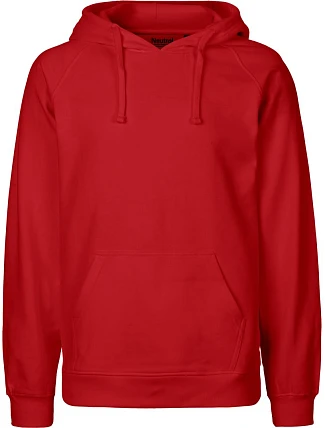 Neutral O 63101 Pánská mikina s kapucí z bio bavlny 77.6311 red Neutral O 63101 Pánská mikina s kapucí z bio bavlny 77.6311 red