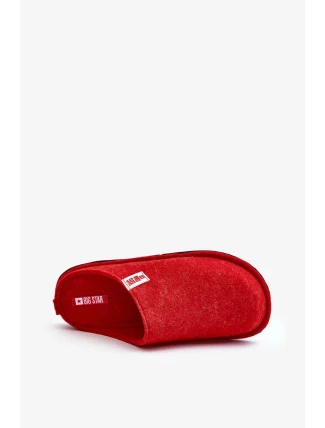 Klasické dámské pantofle Big Star červené