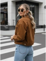 FashionStreet dámská velbloudí džínová bunda TY5344