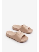 Lehké pěnové dětské pantofle Big Star NN374559 béžové