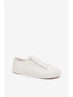 Dámské zateplené nízké tenisky Big Star – bílé