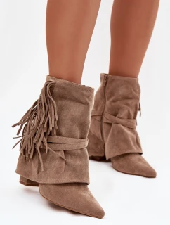 Boty na podpatku  model 221131 Step in style