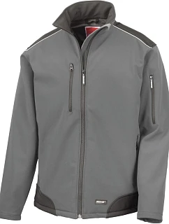 Result R 124X 3-vrstvá softshellová ripstop pracovní bunda 30.124X grey/black