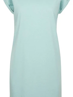 Build your Brand BY 101 Tričkové šaty se stojáčkem 56.0101 blue mint