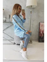 Mikina se zipem na zádech modrá Mikina se zipem na zádech modrá