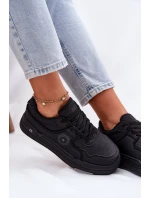 Nízké Dámské Tenisky Big Star RR274A311 HI-POLY SYSTEM Černé