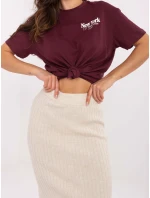 Sukně D93020M50243A1 světle béžová Sukně D93020M50243A1 světle béžová