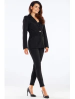 Dámské kalhoty A461 Černá - Awama Dámské kalhoty A461 Černá - Awama