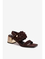 Sandály na podpatku  model 225347 Step in style