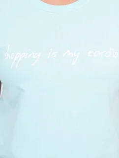 Nakupování je moje kardio mátová halenka