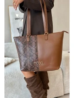 Kabelka Shopper Zvířecí Vzor NOBO BAG5740-M17 Hnědá Kabelka Shopper Zvířecí Vzor NOBO BAG5740-M17 Hnědá