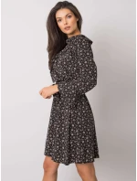 Šaty DHJ SK 13891A 1.10P černá a béžová