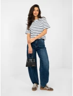 Tričko RV TS A1087.74 tmavě modrá a bílá