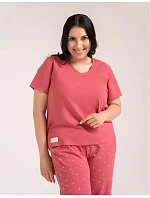 Pyžamo Moraj PDD4300-024 červené/r S–3XL