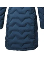 Dámská zimní bunda Killtec KOW 9 prošívaná bunda s kapucí dlouhá nepromokavá modrá (41806/744)