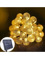 SOLÁRNÍ ZAHRADNÍ SVĚTLO GIRLANDA SOLÁRNÍ ŘETĚZ 4,9 M 40LED TEPLÁ BÍLÁ SOLÁRNÍ ZAHRADNÍ SVĚTLO GIRLANDA SOLÁRNÍ ŘETĚZ 4,9 M 40LED TEPLÁ BÍLÁ