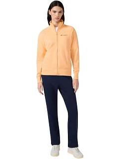 Champion Dámská tepláková souprava na zip oranžová a tmavě modrá 117988 OS069